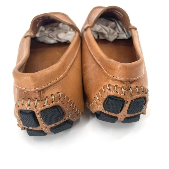 Saks Fifth Avenue Black Label Tan Women’s Flat Driving Loafers Sz 9 B - Picture 3 of 6